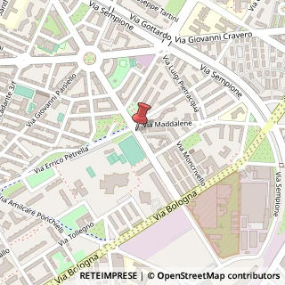 Mappa Via cimarosa domenico 80, 10154 Torino, Torino (Piemonte)