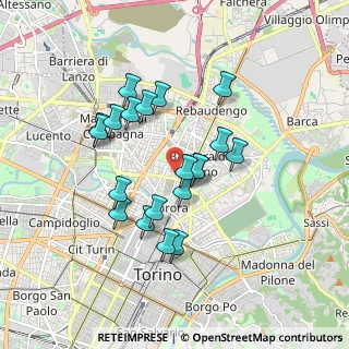 Mappa Piazza Crispi, 10155 Torino TO, Italia (1.551)