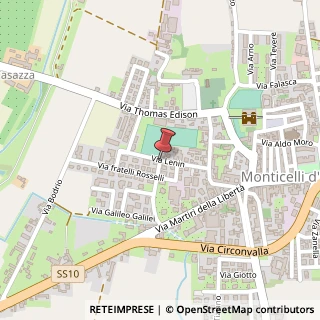 Mappa Via Lenin,  52, 29010 Monticelli d'Ongina, Piacenza (Emilia Romagna)