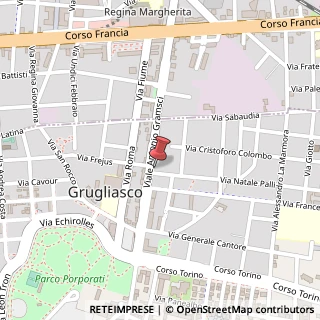 Mappa Viale A Gramsci, 112, 10095 Grugliasco, Torino (Piemonte)