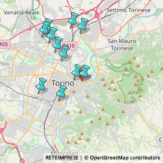Mappa Piazzale Regina Margherita, 10153 Torino TO, Italia (4.02818)