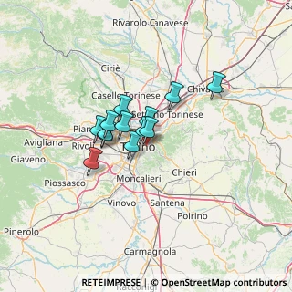 Mappa Piazzale Regina Margherita, 10153 Torino TO, Italia (8.62923)