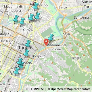 Mappa Piazzale Regina Margherita, 10153 Torino TO, Italia (2.77182)