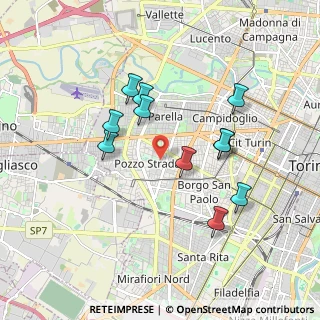 Mappa Via Luigi Bergera, 10141 Torino TO, Italia (1.67545)