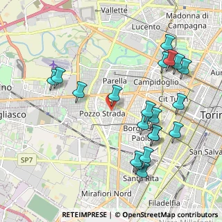 Mappa Via Luigi Bergera, 10141 Torino TO, Italia (2.247)