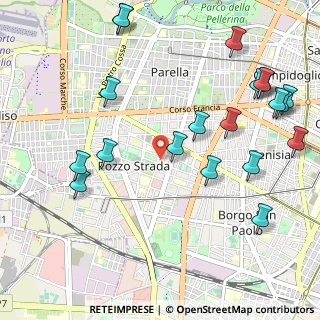 Mappa Via Onorato Castellino, 10141 Torino TO, Italia (1.306)