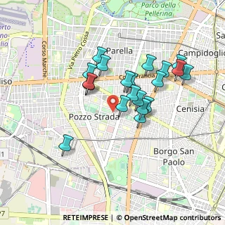 Mappa Via Onorato Castellino, 10141 Torino TO, Italia (0.77)