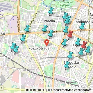 Mappa Via Onorato Castellino, 10141 Torino TO, Italia (1.282)