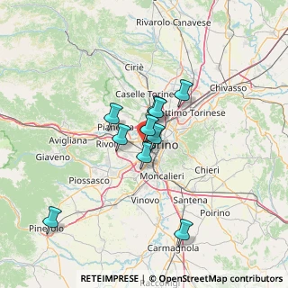 Mappa Via Luigi Bergera, 10141 Torino TO, Italia (12.87545)