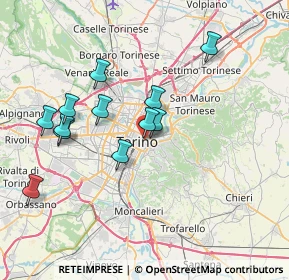Mappa 10124 Torino TO, Italia (7.03583)