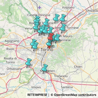 Mappa 10124 Torino TO, Italia (6.25474)