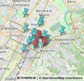 Mappa 10124 Torino TO, Italia (1.07632)