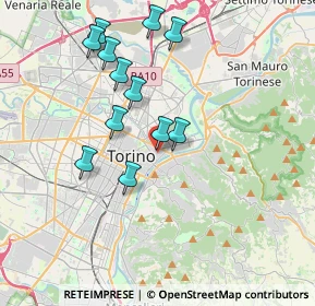 Mappa Via Giulia di Barolo, 10100 Torino TO, Italia (3.60833)