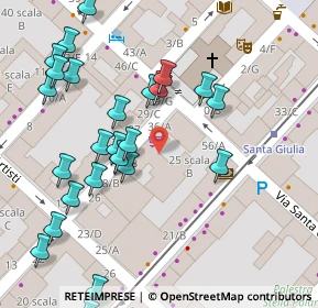 Mappa Via Giulia di Barolo, 10100 Torino TO, Italia (0.05185)