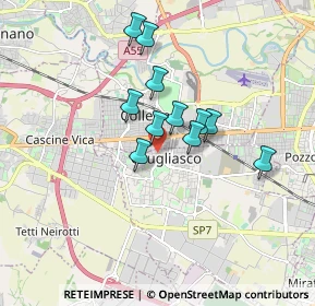 Mappa Via San Rocco, 10095 Grugliasco TO, Italia (1.31182)