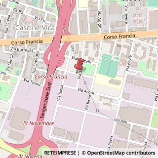 Mappa Via Aosta, 22-24, 10098 Rivoli, Torino (Piemonte)