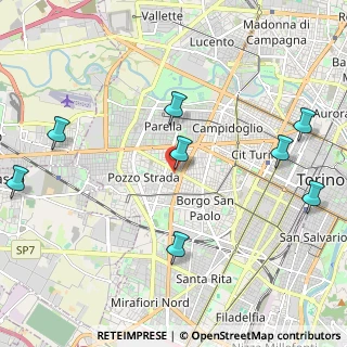 Mappa Via Monte Asolone, 10141 Torino TO, Italia (3.28167)