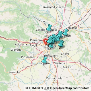 Mappa Via Monte Asolone, 10141 Torino TO, Italia (8.38214)