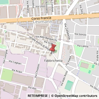 Mappa Strada Antica di Rivoli, 21, 10095 Grugliasco, Torino (Piemonte)