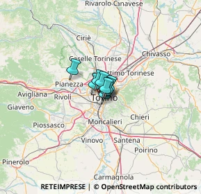 Mappa 10100 Torino TO, Italia (10.91583)