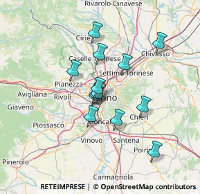 Mappa 10100 Torino TO, Italia (10.93231)