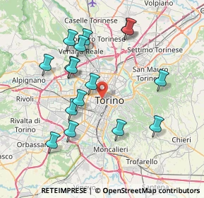 Mappa 10100 Torino TO, Italia (7.69125)