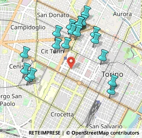 Mappa 10100 Torino TO, Italia (1.022)