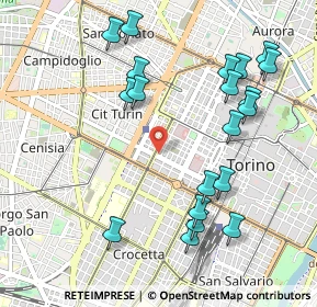 Mappa 10100 Torino TO, Italia (1.124)