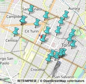 Mappa 10100 Torino TO, Italia (1.005)