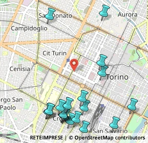 Mappa 10100 Torino TO, Italia (1.366)