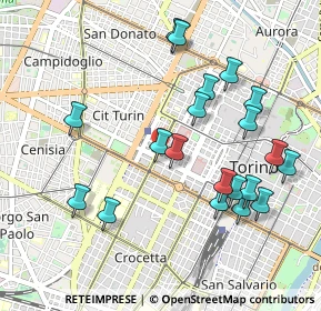 Mappa 10100 Torino TO, Italia (1.036)