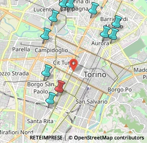 Mappa 10100 Torino TO, Italia (2.48727)