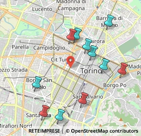 Mappa 10100 Torino TO, Italia (2.15091)