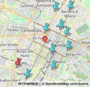 Mappa 10100 Torino TO, Italia (2.52273)