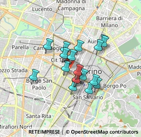 Mappa 10100 Torino TO, Italia (1.24)