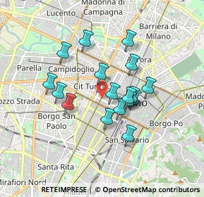 Mappa 10100 Torino TO, Italia (1.40353)
