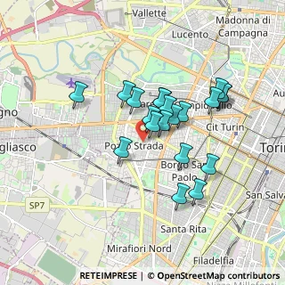 Mappa Via Rosalba Carriera, 10141 Torino TO, Italia (1.454)