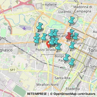 Mappa Via Sagra S. Michele, 10141 Torino TO, Italia (1.42667)