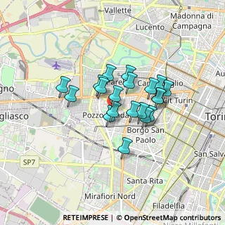 Mappa Via Rosalba Carriera, 10141 Torino TO, Italia (1.2265)