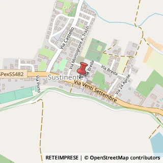 Mappa Via Breda, 13, 46030 Sustinente, Mantova (Lombardia)