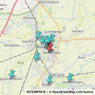 Mappa Via Alberto Mario, 45100 Rovigo RO, Italia (1.44)