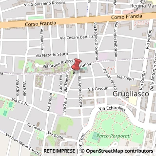 Mappa Via Cooperativa Lime, 35, 10095 Grugliasco, Torino (Piemonte)
