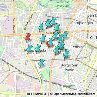 Mappa Via Cardinale Maurilio Fossati, 10141 Torino TO, Italia (0.6745)