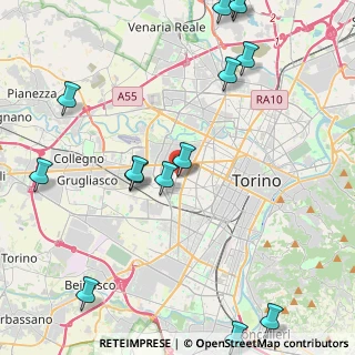 Mappa Via Cardinale Maurilio Fossati, 10141 Torino TO, Italia (5.93933)