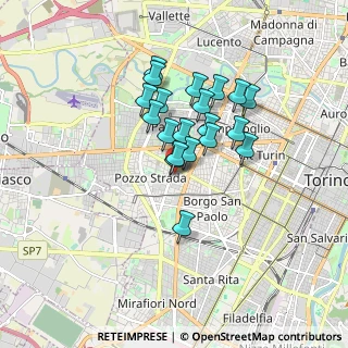Mappa Via Cardinale Maurilio Fossati, 10141 Torino TO, Italia (1.302)