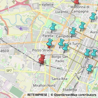 Mappa Via Cardinale Maurilio Fossati, 10141 Torino TO, Italia (2.50538)