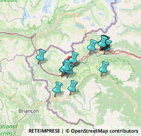 Mappa 10050 Salbertrand TO, Italia (11.22313)