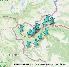 Mappa 10050 Salbertrand TO, Italia (9.41714)