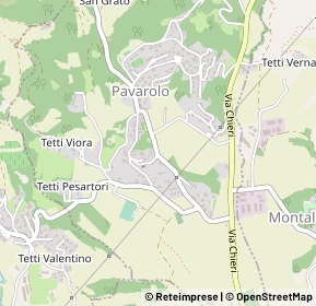 Mappa 10020 Pavarolo TO, Italia (0.38077)
