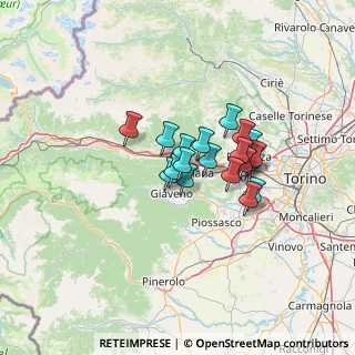 Mappa Viale dei Tigli, 10051 Avigliana TO, Italia (9.0185)